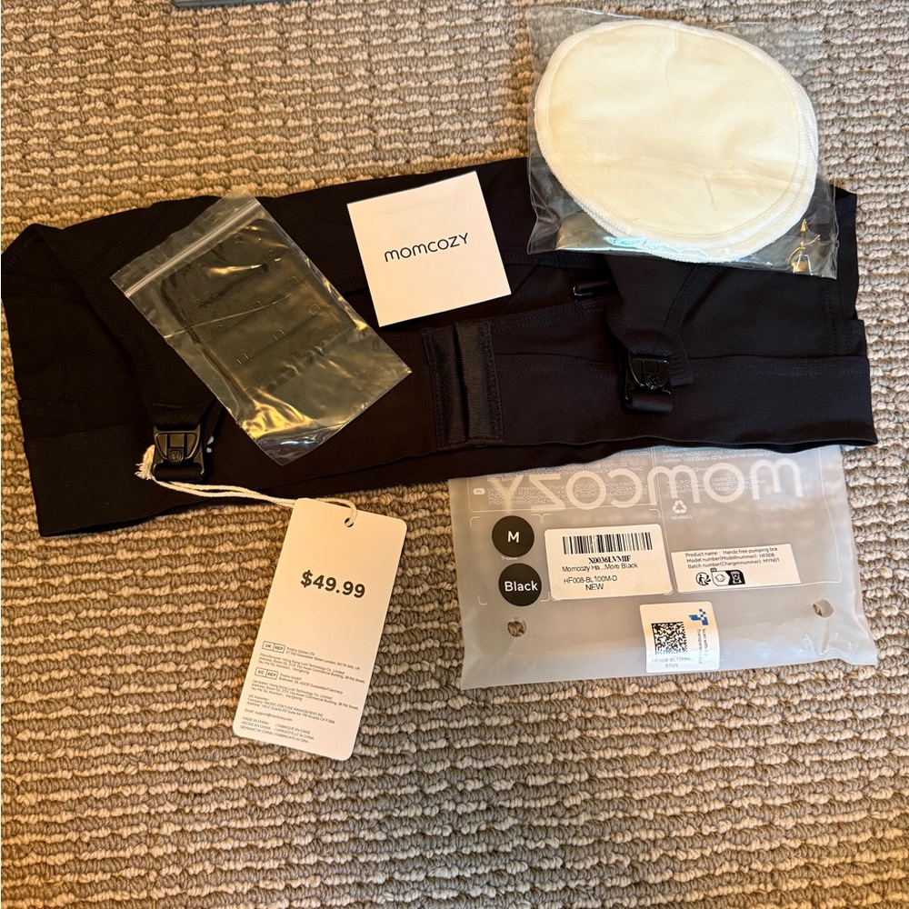 Momcozy Black pumping bra